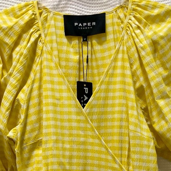 Paper London Ottie Dress Color Pineapple Punch Size 12 NWT - Picture 1 of 9